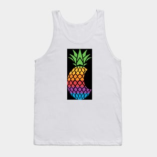 Pineapple Black Tank Top